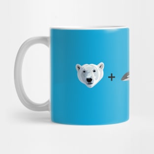 Polar Bear + Orca = Porca Mug